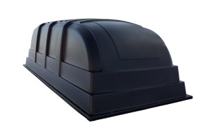 Plastikkaas Bren-3015, 3060x1560x1000mm, MUST