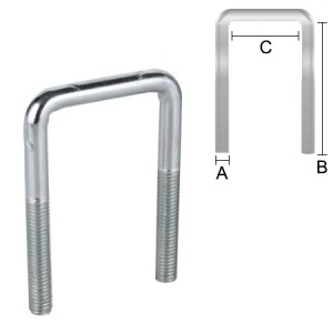 U-polt M12x65x53 (silla kammits O1)